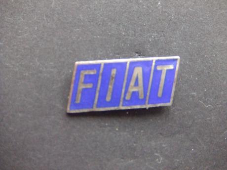Fiat Logo blauw langwerpig